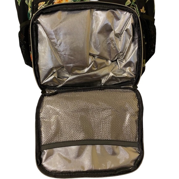 Matein Floral LapTop Backpack USB Charging Port Insulated Lunch Pocket 15 Inch - Picture 11 of 11